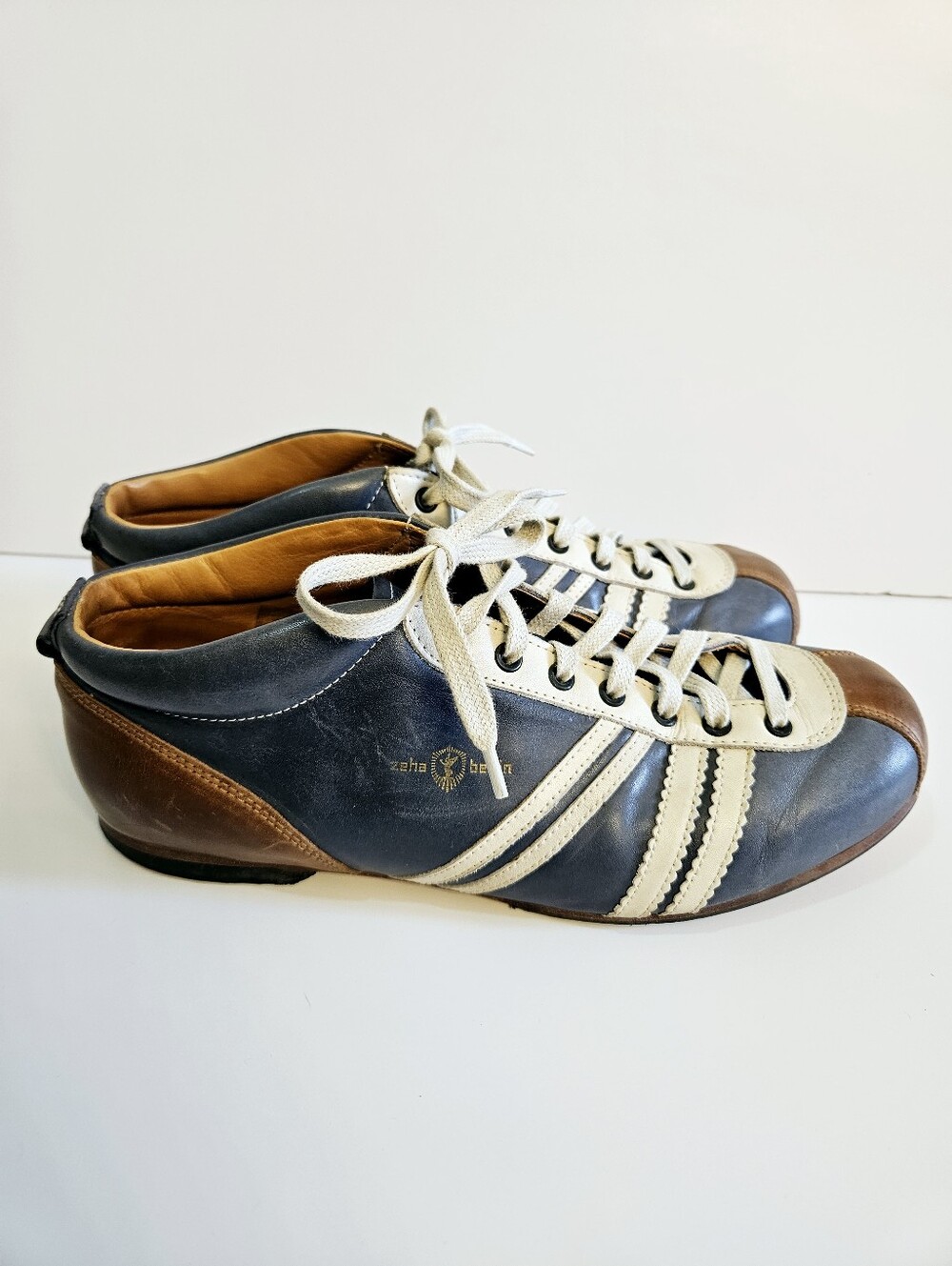 Zeha Berlin Liga Sneakers Size 43 US 9.5-10 Leather Upper EUC